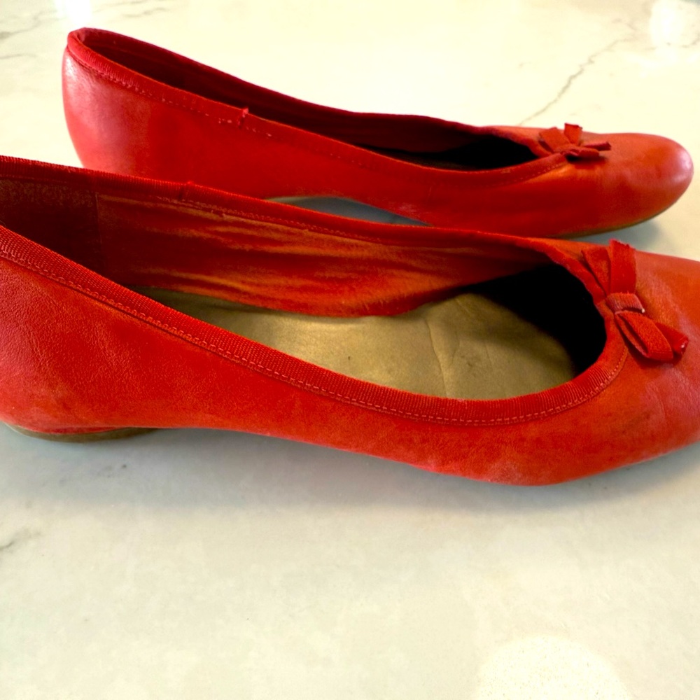 Red Clarks Dress shoes purchased in the UK